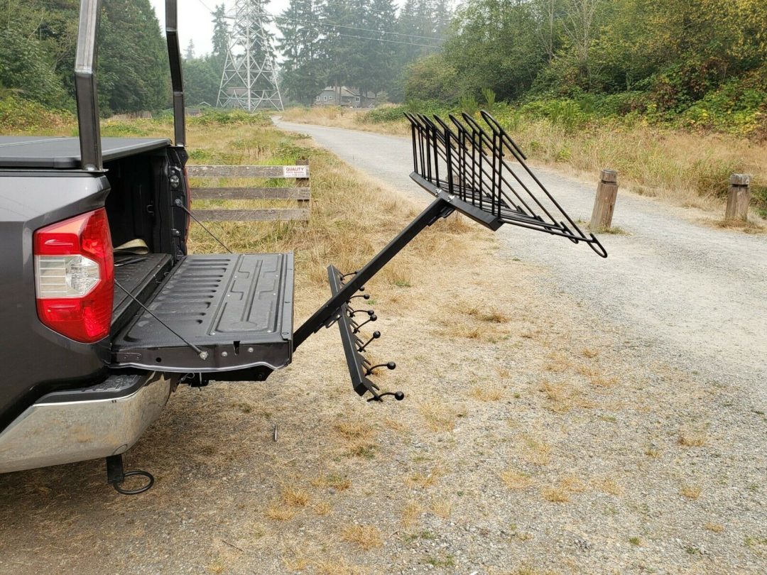 vertical hitch bike rack